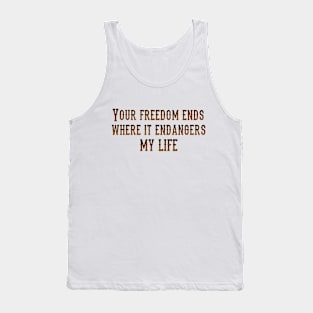 Freedom ends Tank Top